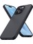 Apple iPhone 16 Pro Max Kılıf Magsafe Şarj Özellikli Karbon Fiber Tasarımlı Tqr Elnino Kapak-Siyah-Siyah 3