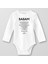 Organik Pamuk Sesiyle Huzur, Sesiyle Güven Verenim Babam Bebek Body Çıtçıtlı Zıbın Badi Uzun Kol 1