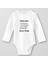 Organik Pamuk Benim Dayım Beni Çok Sever Bebek Body Çıtçıtlı Zıbın Badi Uzun Kol 1