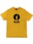 Unisex Sarı Charlie Chaplin Baskılı T-Shirt 1