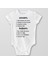 Organik Pamuk Annem ve Babam Numaralı Bebek Body Çıtçıtlı Zıbın Badi Kısa Kol 1