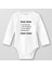 Organik Pamuk Benim Annem Beni Çok Sever Bebek Body Çıtçıtlı Zıbın Badi Uzun Kol 1