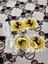 3D Sticker Ferrari Amblem Sarı (4 Adet) 1