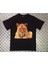 Unisex Siyah Kaplan Baskılı T-Shirt 1