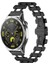 Gear S3 Uyumlu Zore - Krd-96 22MM Metal Kordon-Siyah 1