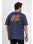 Good Vibes Baskılı Oversize Tişört 2