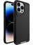 Apple iPhone 15 Pro Max Kılıf Airbag Kenarlı T-Max Mat Standlı Kapak-Siyah 1