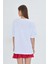 White Fox Life Is Sweat Baskılı Bisiklet Yaka T-Shirt Kadın 5