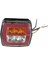 12V-24V Stop Lambası Mını Kare (Neon Ledli) (4 Fonksiyonlu) (98*92*42 Mm) 1