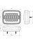 24V Stop Lambası Neon Ledli (Kayar Sinyalli) (126*97*40 Mm) 3