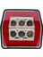 12V Stop Lambası Mini Kare (Neon Ledli) (4 Fonksiyonlu) (98*92*42 Mm) 1
