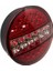 12V Stop Lambası Yuvarlak (Ledli) (4 Fonksiyonlu) (Kırmızı-Beyaz) (140*60 Mm) 1