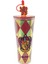 Harry Potter Lisanslı Gryffindor Çift Cidarlı Pipetli Plastik Şişe 1