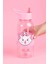 Disney Marie Lisanslı Pipetli ve Kapaklı Plastik Suluk (1000 Ml) 2