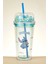 Lilo & Stitch Lisanslı Çift Cidarlı Pipetli Plastik Şişe 1