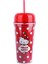 Hello Kitty Lisanslı Elma Koleksiyonu Pipetli Çift Cidarlı Plastik Şişe 1