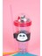 We Bare Bears Lisanslı Pipetli ve Kapaklı Simli Plastik Suluk 1