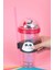 We Bare Bears Lisanslı Pipetli ve Kapaklı Simli Plastik Suluk 2