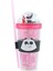 We Bare Bears Lisanslı Pipetli ve Kapaklı Simli Plastik Suluk 5