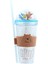 We Bare Bears Lisanslı Pipetli ve Kapaklı Simli Plastik Suluk 3