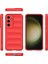 Samsung Galaxy S24 Fe Uyumlu Kılıf Etnik Optimum Mat Kamera Korumalı Silikon Kırmızı 2