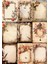 18ADET 10X14CM Mektup Kağıdı Tarz Vintage Eskitme Scrapbook Kağıdı Bullet Journal Ajanda Için Uygun 1