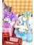 Sanrio Lisanslı Kış Serisi Işıklı Anahtarlık - Kuromi 3