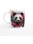 Çiçek Taçlı Panda Baskılı Kupa Bardak 1