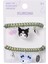 Sanrio Lisanslı 2'li Spiral Saç Lastiği - Kuromi - Hello Kitty - My Melody - Cinnamoroll 2