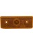 24V YAN SİNYAL LAMBASI SİDE MARKER (TEK LEDLİ) KABLOLU TURUNCU (120*45 MM) 1