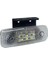 12V-24V Yan Sinyal Lambası Braketli Dorse Side Marker (9 Ledli) Beyaz Ym 2