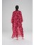Desenli Bordo Uzun Pareo 4092 5