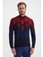 Extrafine Merino Desen Lupetto Yaka Lacivert Triko 3