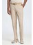 Pamuk Keten Karışım Kum Rengi Chino Pantolon 1