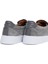 El Yapımı Süet Deri Açık Gri Spor Ayakkabı 4