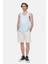 Pebble Açık Mavi Sıfır Kol Oversize Baskılı Oversize Erkek Tshirt 3