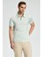 Merserize Pamuk Açık Yeşil Polo Yaka T-Shirt 1