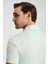 Merserize Pamuk Açık Yeşil Polo Yaka T-Shirt 3