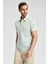Merserize Pamuk Açık Yeşil Polo Yaka T-Shirt 4