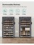 Songmıcs Shoe Rack, 9 Tier Shoe Organizer With Nonwoven Fabric Cover, Shoe Storage Shelf For 40-50 Pairs Of Shoes, Entryway, Suitable For Sneakers, High Heels, Flats, And Boots, Grey RXJ36G01 4