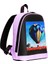 Mini Smart Bag Mor LED Ekranlı Sırt Çantası, Motorcu Çantası 2