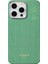Apple iPhone 15 Pro Max Kılıf M-Safe Şarj Özellikli Aramid Fiber Pitaka Ultra-Slim Classic Serisi Yeşil 1