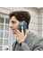 Apple iPhone 15 Pro Kılıf M-Safe Uyumlu 1500D Aramid Fiber Pitaka Military-Grade Classic Serisi Siyah-Mavi 4