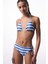 Amaya Çizgili Üçgen Bikini Üstü 1