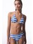 Amaya Çizgili Üçgen Bikini Üstü 2