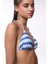 Amaya Çizgili Üçgen Bikini Üstü 4