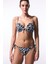 Tint Lol Up Zebra Desenli Dolgulu Balconette Bikini Üstü 4