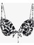 Tint Lol Up Zebra Desenli Dolgulu Balconette Bikini Üstü 5