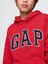 Erkek Çocuk Kırmızı Gap Logo Kapüşonlu Sweatshirt 2
