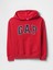 Erkek Çocuk Kırmızı Gap Logo Kapüşonlu Sweatshirt 5